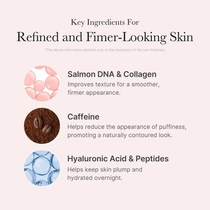 🔥BUY 1 GET 1 FREE🔥 PDRN Pink Caffeine Overnight Peel-Off Glow Face Mask✨★☆★
