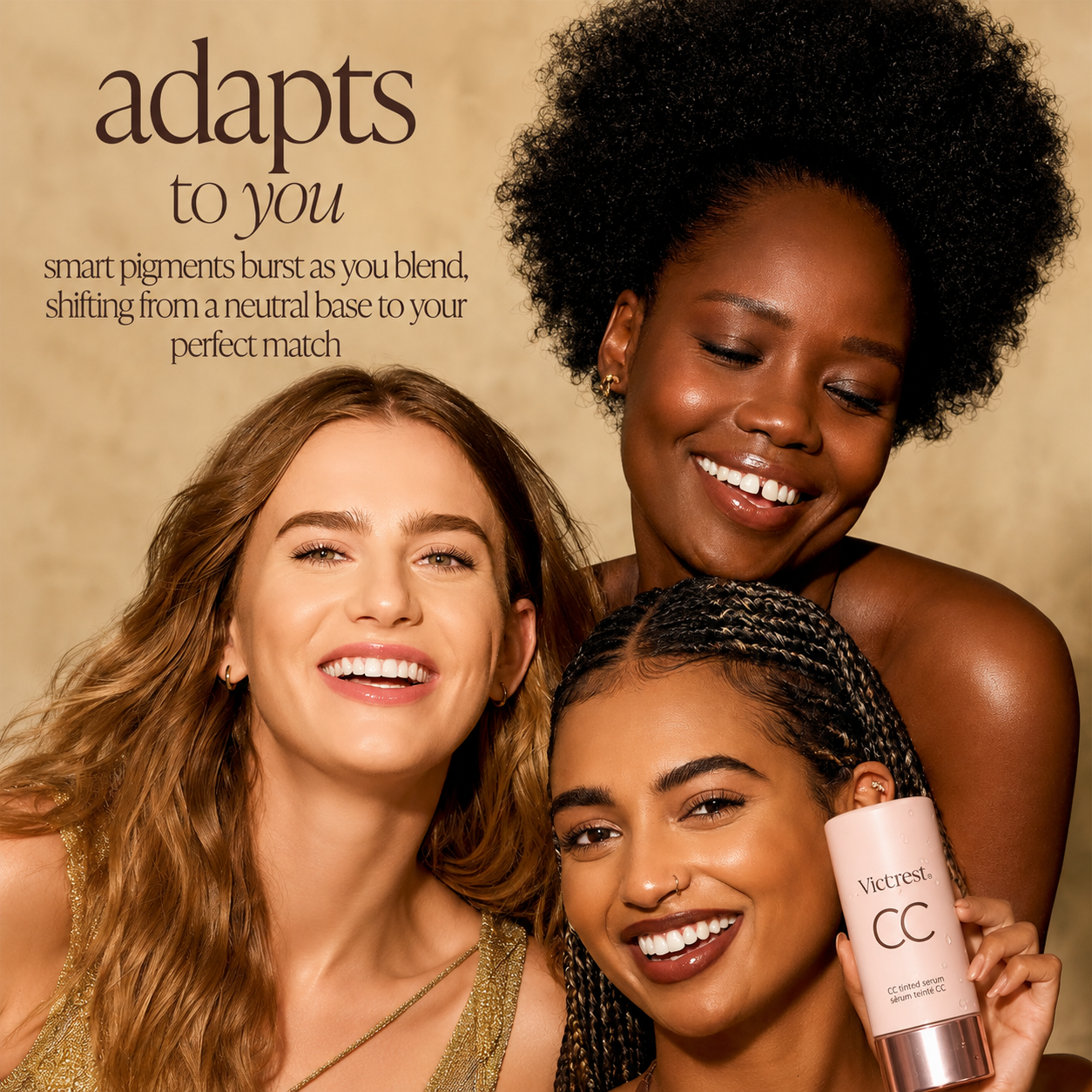 summer skin essentials - CC color-correcting tinted serum + creaseless SPF 30 mineral setting powder