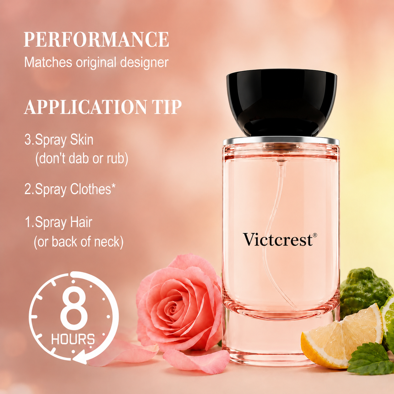 Victcrest™ Lychee Rose & Peony Extrait de Parfum
