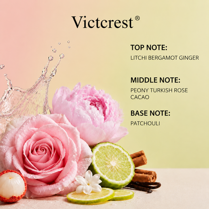 Victcrest™ Lychee Rose & Peony Extrait de Parfum