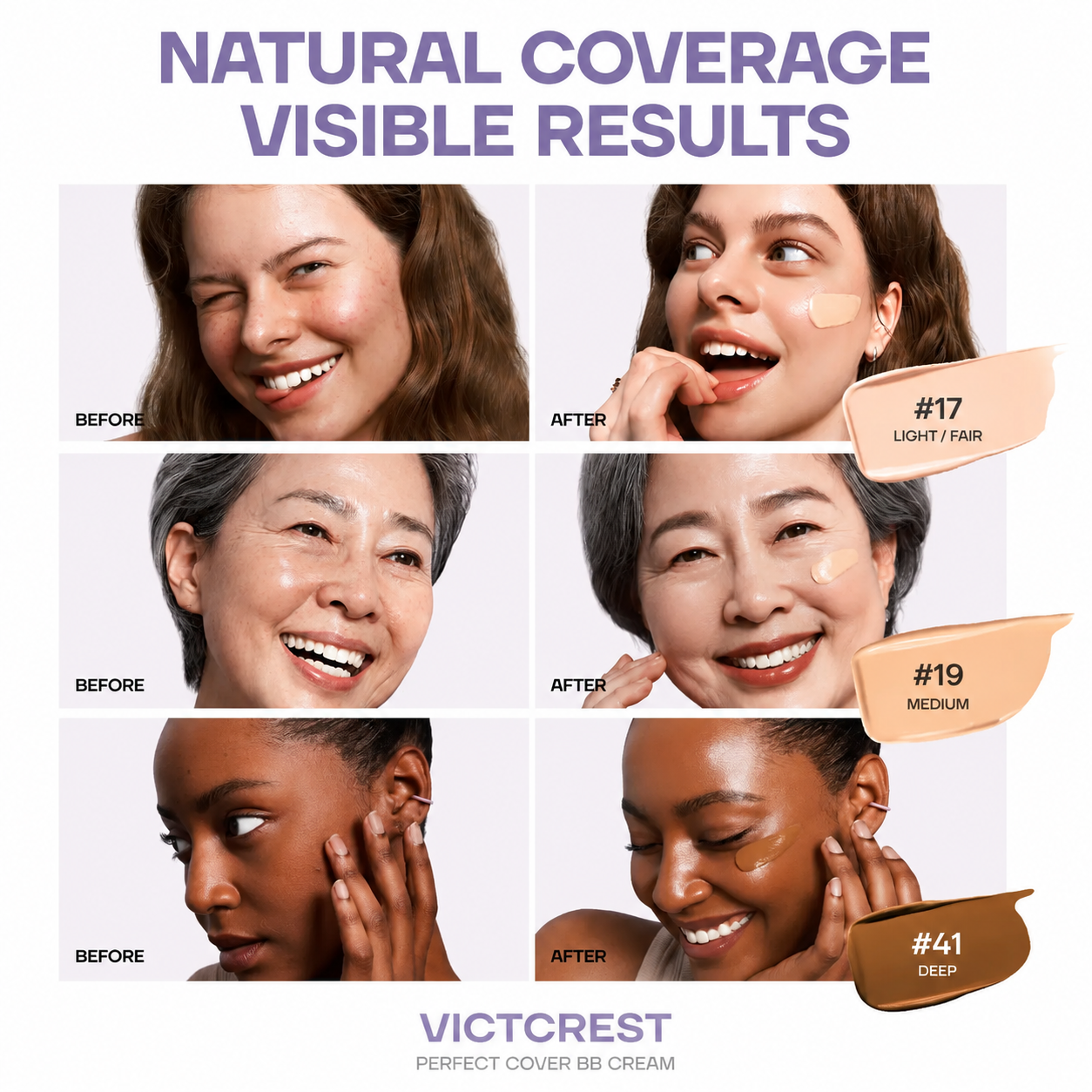 Victcrest™ Perfect Cover Serum BB Cream