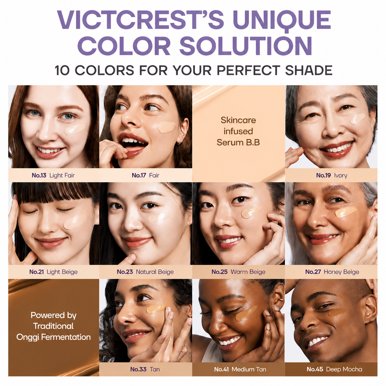 Victcrest™ Perfect Cover Serum BB Cream