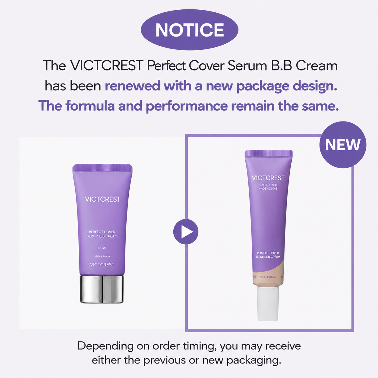 Victcrest™ Perfect Cover Serum BB Cream