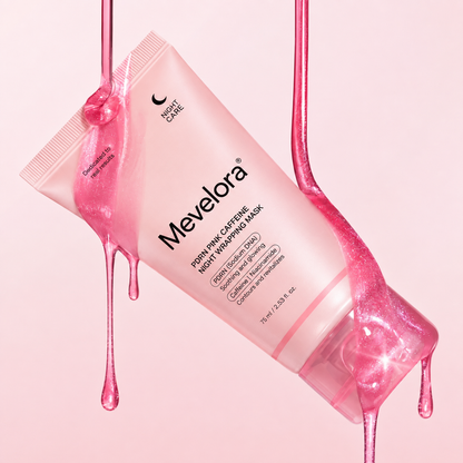 🔥BUY 1 GET 1 FREE🔥 PDRN Pink Caffeine Overnight Peel-Off Glow Face Mask✨★☆★